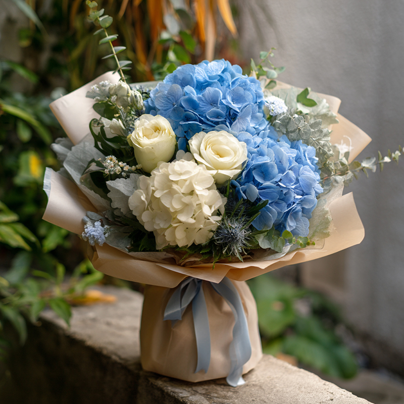 How to write the blessing message for the opening flower basket of Bala Cynwyd Fruit Shop?